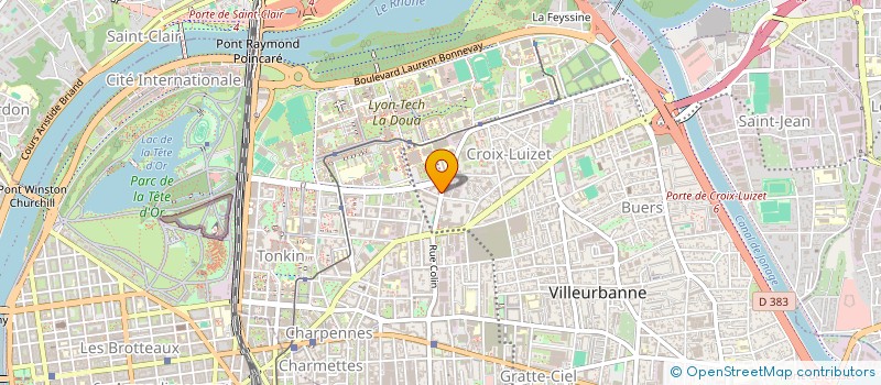 localisation de l'entreprise FIDUCIAIRE SAINT GEORGES  LYON