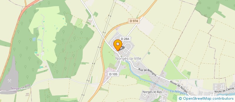 localisation de l'entreprise FIDUCIAIRE SAINT HONORE  NORGES-LA-VILLE