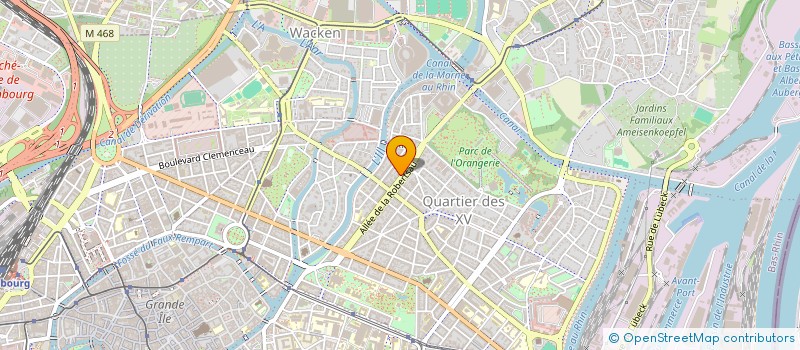 localisation de l'entreprise FIDUCIAIRE STOCKY & ASSOCIES à STRASBOURG