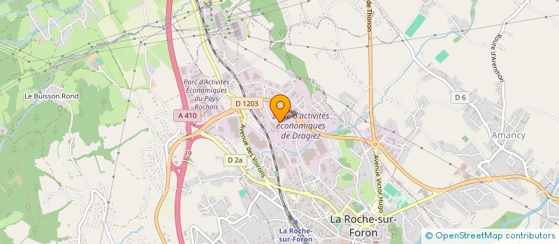 localisation de l'entreprise FIDUCIAIRE TRIAZ à LA ROCHE-SUR-FORON