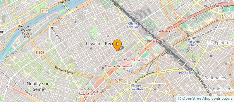 localisation de l'entreprise FIDUCIAIRE UNIVERSELLE EXPERTISE COMPTAB à LEVALLOIS-PERRET