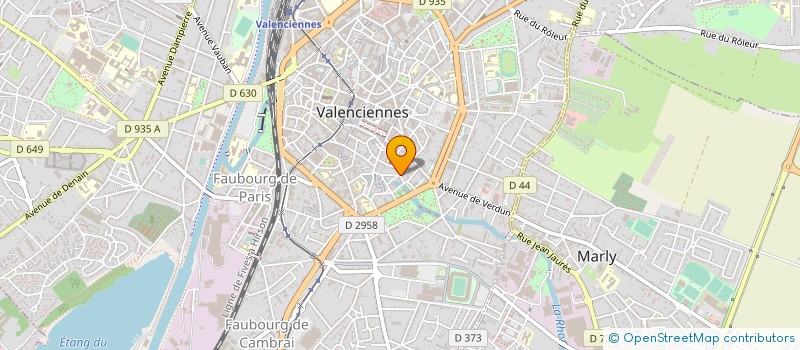 localisation de l'entreprise FIDUCIAIRE VALENCIENNOISE  VALENCIENNES
