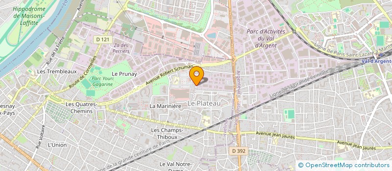 localisation de l'entreprise FIDUCIAIRE VALUE  SARTROUVILLE