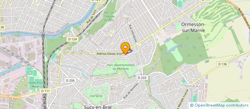 localisation de l'entreprise FIDUCIAIRE YELEXIS à ORMESSON-SUR-MARNE