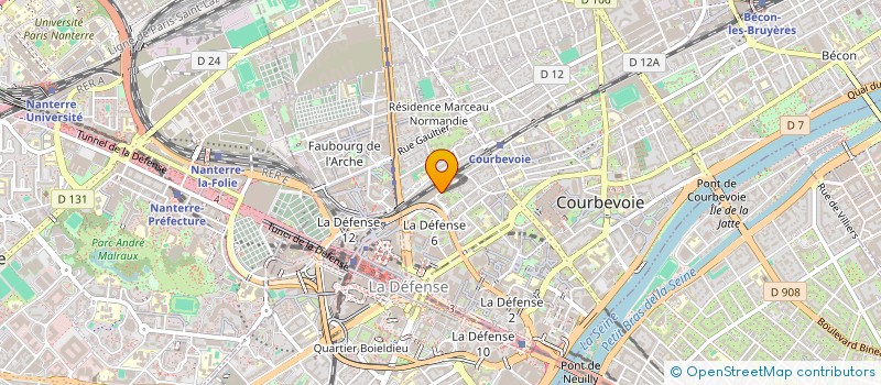 localisation de l'entreprise FIDUCIAL SECURITE CONSEIL EN ABREGE FIDUCIAL SECURITE à COURBEVOIE