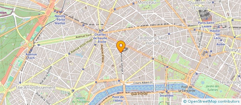 localisation de l'entreprise FIDUCIE G&C DEVELOPPEMENT  PARIS