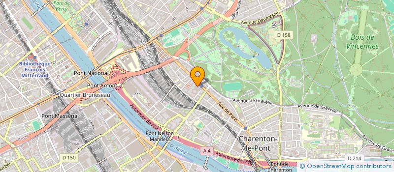 localisation de l'entreprise FIDUCIE-SURETE GARAGE LEMERCIER  CHARENTON-LE-PONT