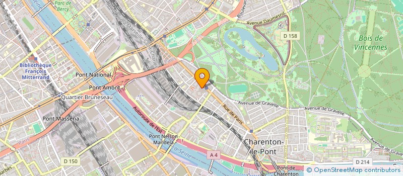 localisation de l'entreprise FIDUCIE SURETE-GESTION FRIGO 1  CHARENTON-LE-PONT