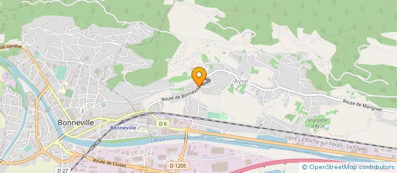 localisation de l'entreprise FIDUCIME CONSEIL  BONNEVILLE