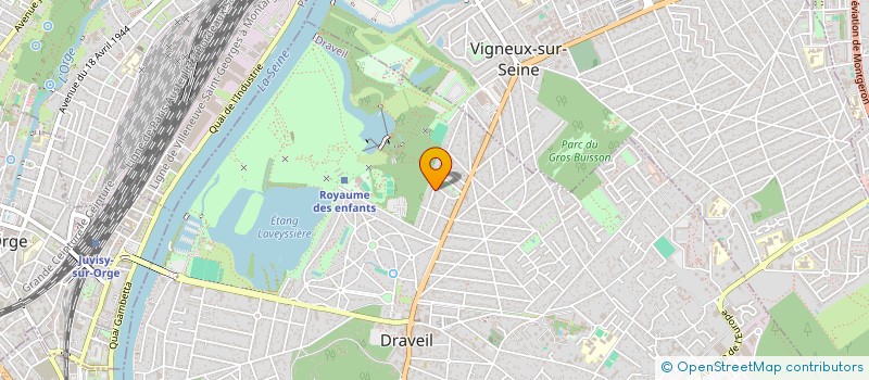 localisation de l'entreprise FIDUCOMEX à DRAVEIL
