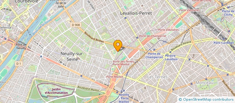 localisation de l'entreprise FIDUCY IMMO  NEUILLY-SUR-SEINE