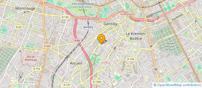 localisation de l'entreprise FIDUMASSENA 13  GENTILLY