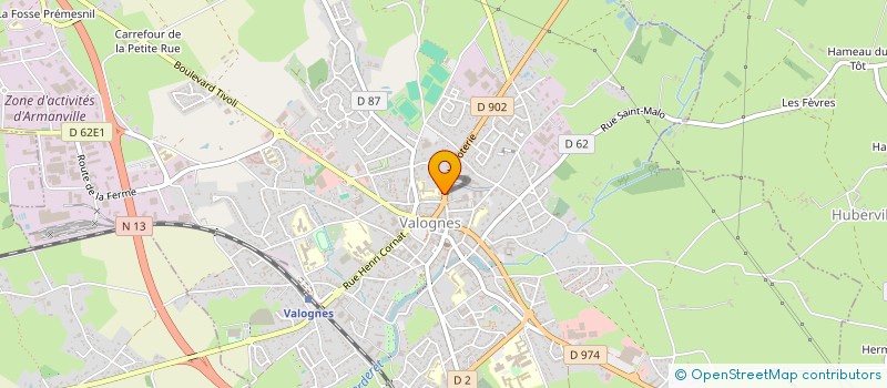 localisation de l'entreprise FIDUPROTECT  VALOGNES