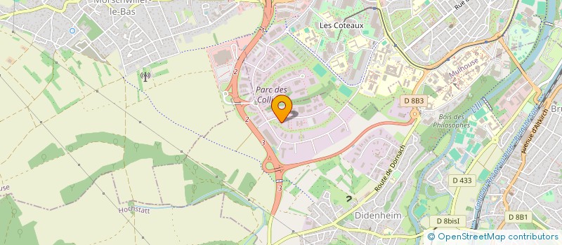 localisation de l'entreprise FIDUREVISION SERVAL & ASSOCIES  BRUNSTATT-DIDENHEIM