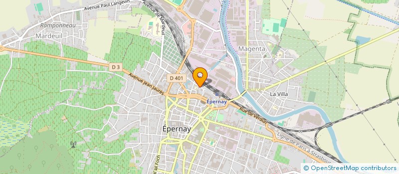 localisation de l'entreprise FIDUTEC EUROPE EPERNAY  EPERNAY