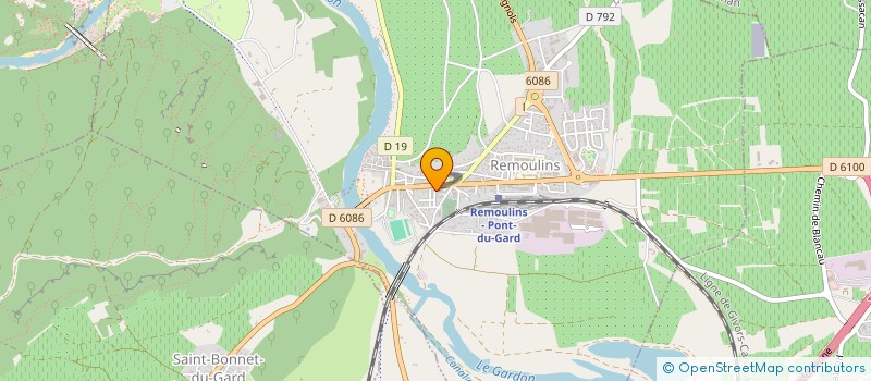 localisation de l'entreprise FIDUVAL GARD  REMOULINS