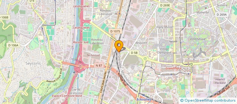 localisation de l'entreprise FIDUXIA PATRIMOINE  GRENOBLE