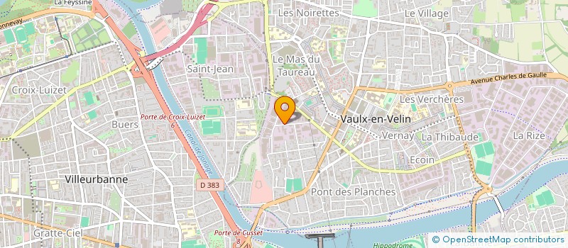 localisation de l'entreprise FIE à VAULX-EN-VELIN