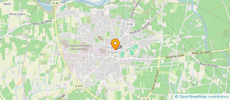 localisation de l'entreprise FIE  CAMARET-SUR-AIGUES