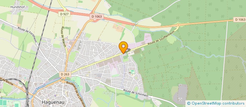 localisation de l'entreprise FIEF  STRASBOURG