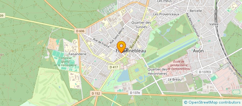 localisation de l'entreprise FIEF à FONTAINEBLEAU