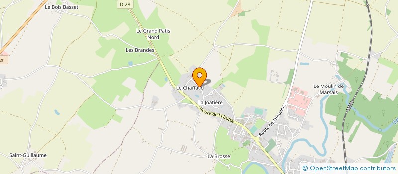 localisation de l'entreprise FIEF GUERIN  GLENAY