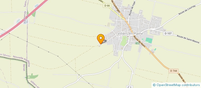localisation de l'entreprise FIEF MARMAGNE  VILLIERS-EN-PLAINE