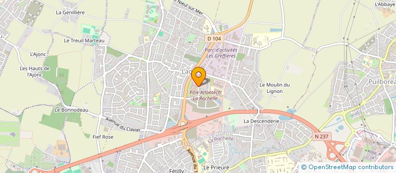 localisation de l'entreprise FIEF NOUVEAU  LAGORD