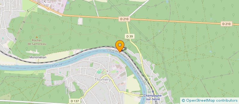 localisation de l'entreprise FIEF PROD.  CHAMPAGNE-SUR-SEINE