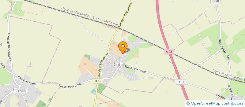 localisation de l'entreprise FIEF THOUBERT  CRITOT