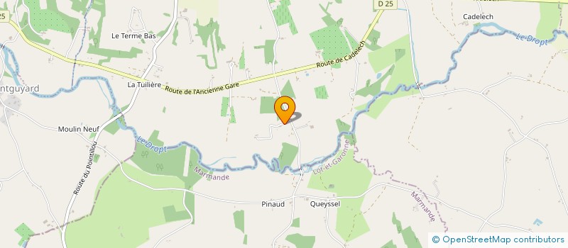 localisation de l'entreprise FIEFVEZ LEVAGE ET MANUTENTION  SAINT-AUBIN-DE-CADELECH