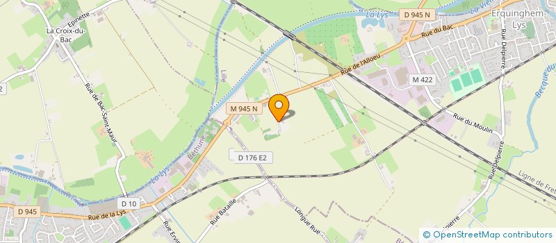 localisation de l'entreprise FIENILE  ERQUINGHEM-LYS