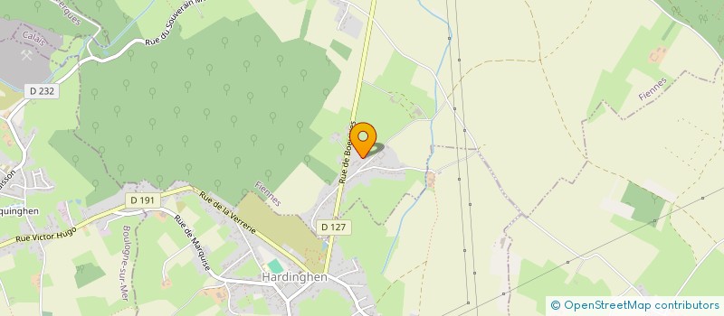 localisation de l'entreprise FIENNES T.P.M.C. à FIENNES