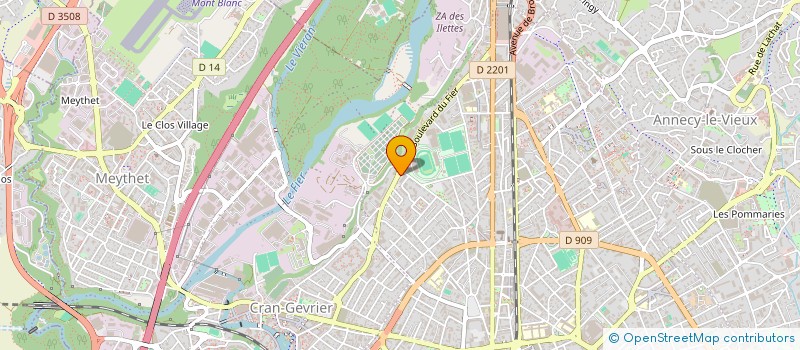 localisation de l'entreprise FIER-DUHAMEL à ANNECY