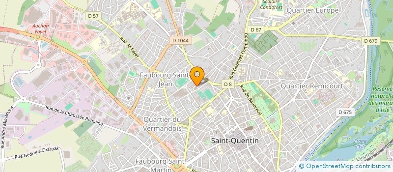 localisation de l'entreprise FIER.E.S & QUEER, ASSOCIATION LGBTQIA+ à SAINT-QUENTIN
