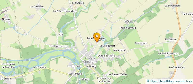 localisation de l'entreprise FIERBOIS TRADITION à CHEDIGNY