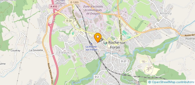 localisation de l'entreprise FIERES DE FOOT  LA ROCHE-SUR-FORON