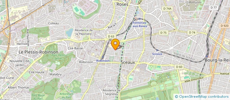 localisation de l'entreprise FIERES ET S URS à SCEAUX