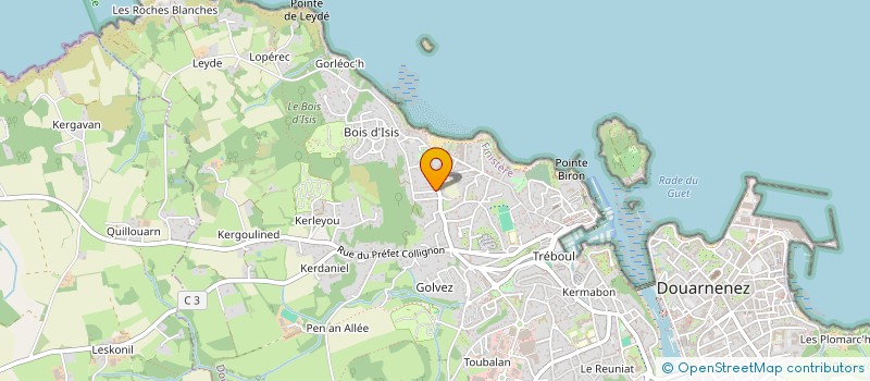 localisation de l'entreprise FIERO  DOUARNENEZ