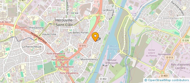 localisation de l'entreprise FIERS D'ETRE HEROUVILLAIS  HEROUVILLE-SAINT-CLAIR