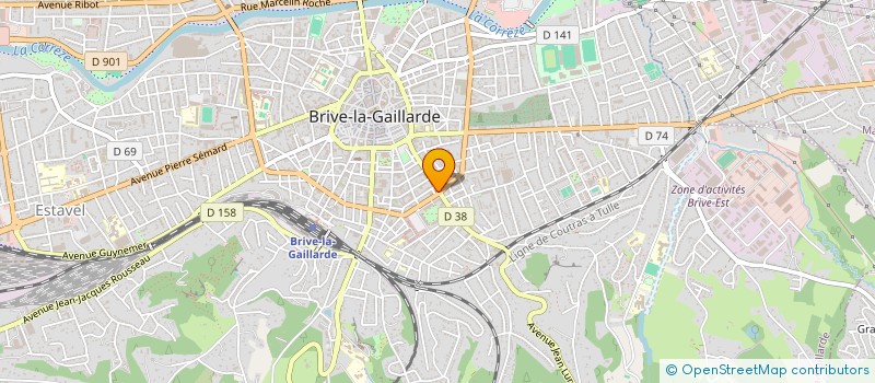 localisation de l'entreprise FIERTES 19  BRIVE-LA-GAILLARDE