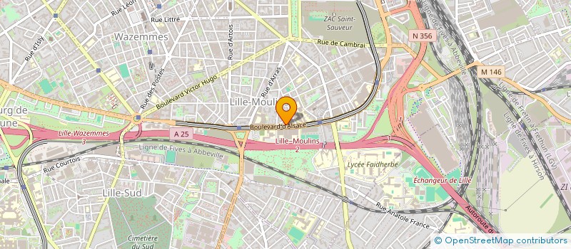 localisation de l'entreprise FIERTES LILLE PRIDE (FLP) à LILLE