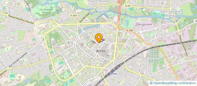 localisation de l'entreprise FIERTES PAS-DE-CALAIS à ARRAS