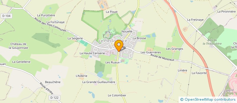 localisation de l'entreprise FIERVILLE MANAGEMENT à LONGUENEE-EN-ANJOU