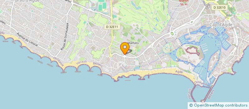 localisation de l'entreprise FIEST ' AGDE  AGDE