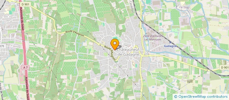 localisation de l'entreprise FIESTA & CO  CHATEAUNEUF-DE-GADAGNE