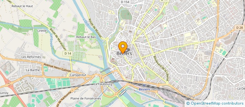 localisation de l'entreprise FIESTA D'OC à BEZIERS