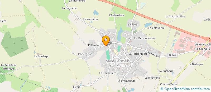 localisation de l'entreprise FIESTA GERMINOISE  SEVREMOINE