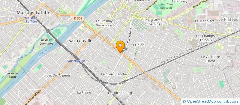 localisation de l'entreprise FIESTA LOCATION  SARTROUVILLE