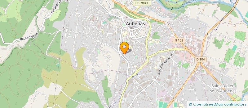 localisation de l'entreprise FIESTA TRAITEUR  AUBENAS